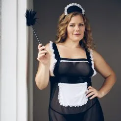 Sinful NORTIE Dienstmeisje Kostuum Plus Size 13 Sinful NORTIE Dienstmeisje Kostuum Plus Size -Sexy lingerie Verkoop 0079 1 q100