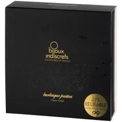 Bijoux Indiscrets Bijoux Leren Burlesque Stickers -Sexy lingerie Verkoop 10339 bijoux burlesque pasties laeder brystsmykker 90 pack q100