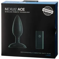 Libertybelle Marketing Limited Nexus Ace Oplaadbare Op Afstand Bedienbare Grote Anale Vibrator -Sexy lingerie Verkoop 14861 nexus ace large fjernbetjent anal vibrator 10 package q100