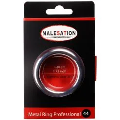Schneider & Triburtius Rubber Malesation Metalen Cockring -Sexy lingerie Verkoop 15179 malesation metal penisring 10 package q100