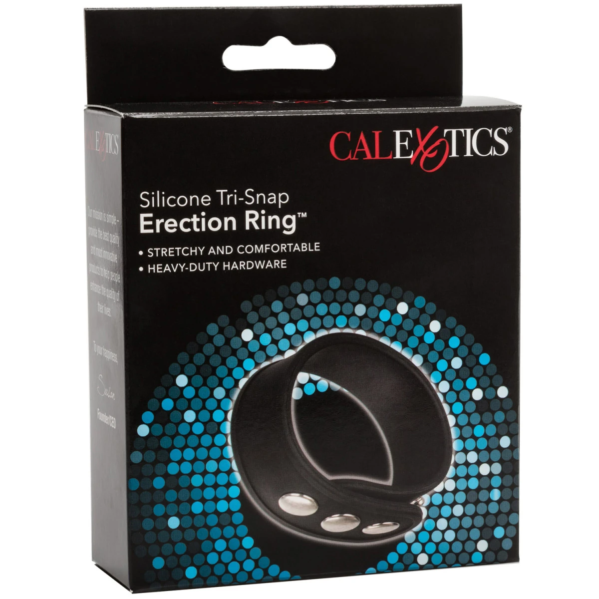CalExotics Tri-Snap Erection Verstelbare Cockring 5 CalExotics Tri-Snap Erection Verstelbare Cockring - Afbeelding 3