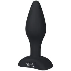 Sinful BumBum Small Siliconen Buttplug -Sexy lingerie Verkoop 15925 sinful bumbum small silicone butt plug 02 product q100