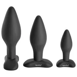Sinful BumBum Siliconen Buttplugset -Sexy lingerie Verkoop 15926 sinful bumbum silicone butt plug set 02