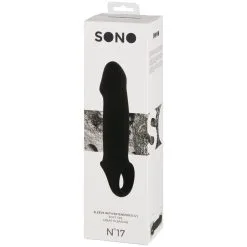 Shots-Media SONO Nr. 17 Dong Extension Penis Sleeve -Sexy lingerie Verkoop 15948 sono 17 dong extension penis sleeve black 90 pack q100