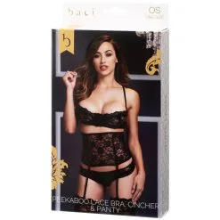 Baci Lingeri Baci Peekaboo Set Korset 11 Baci Lingeri Baci Peekaboo Set Korset -Sexy lingerie Verkoop 16160 baci peekaboo cincer saet 10 package q100