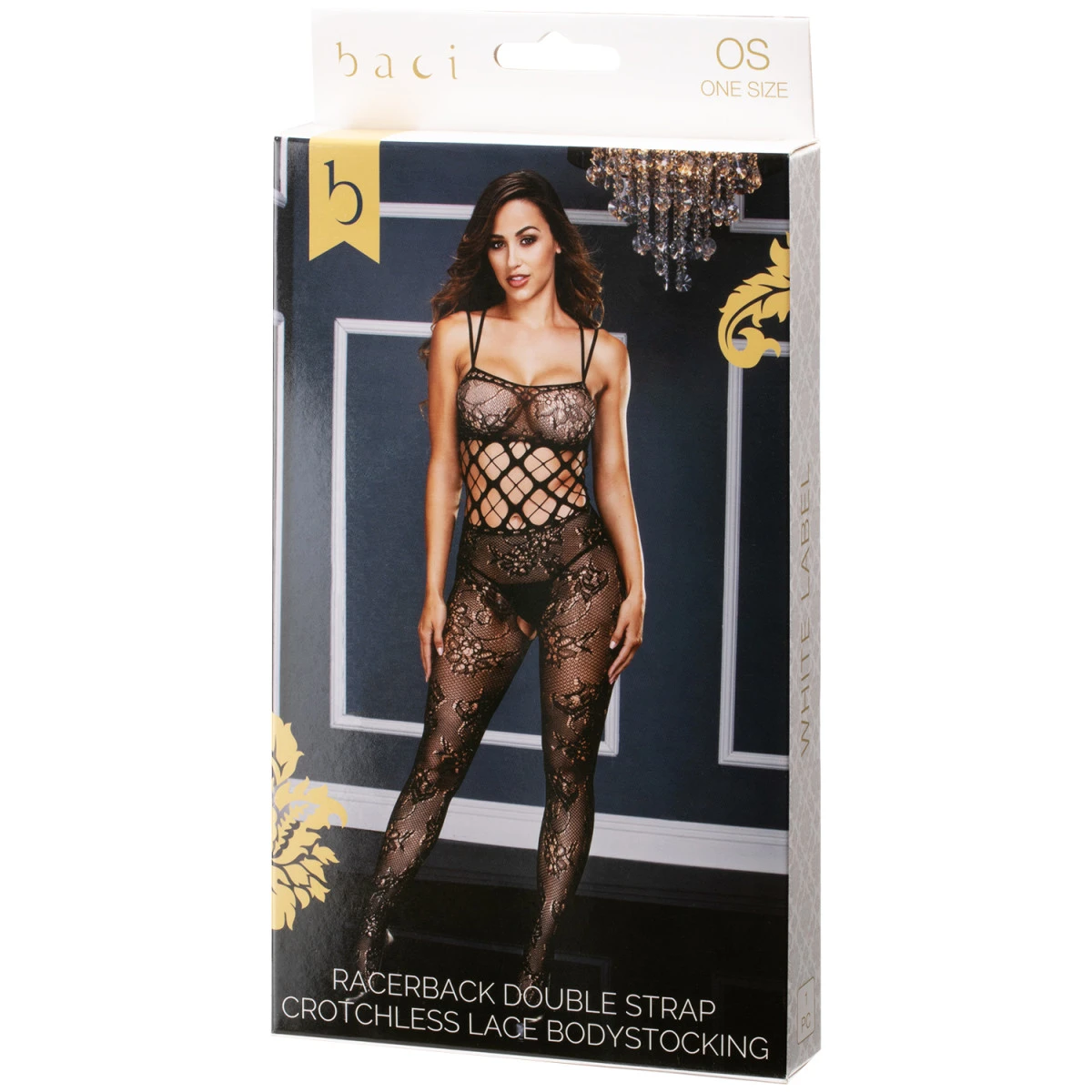 Baci Lingeri Baci Blonde Catsuit Zonder Kruis 5 Baci Lingeri Baci Blonde Catsuit Zonder Kruis - Afbeelding 3