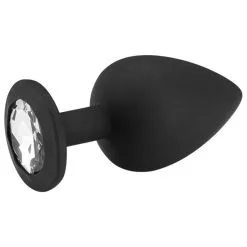 Sinful Jewel Siliconen Buttplug Large -Sexy lingerie Verkoop 16178 sinful jewel silicone butt plug large q100 02