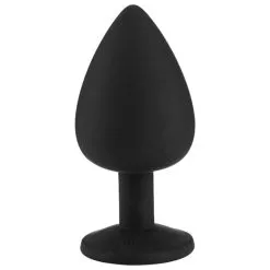 Sinful Jewel Siliconen Buttplug Large -Sexy lingerie Verkoop 16178 sinful jewel silicone butt plug large q100 01