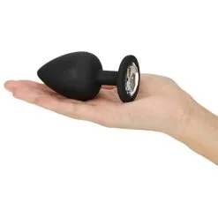 Sinful Jewel Siliconen Buttplug Large -Sexy lingerie Verkoop 16178 sinful jewel silicone butt plug large q100 05