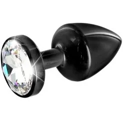 Diogol Anni Black T2 Kristallen Buttplug 30 Mm