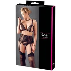 Orion Cottelli Lace Jarretelgordel Set Plus Size -Sexy lingerie Verkoop 16220 cottelli blonde hofteholder saet plus size 90 pack q100
