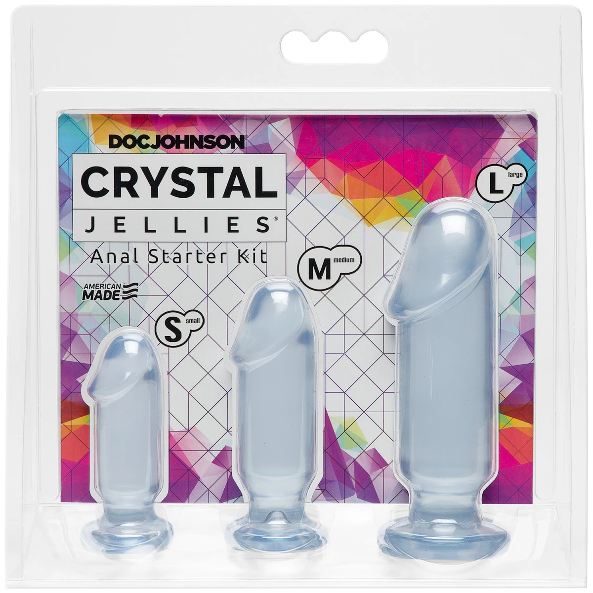 Doc Johnson Crystal Jellies Anaal Startset 4 Doc Johnson Crystal Jellies Anaal Startset - Afbeelding 2