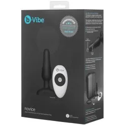B-Vibe Novice Op Afstand Bestuurbare Buttplug -Sexy lingerie Verkoop 16658 b vibe novice fjernbetjent butt plug q100 01 1