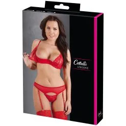 Orion Cottelli Strip BH En Jarretel Set -Sexy lingerie Verkoop 17421 cottelli strip bh og hofteholder saet 90 pack q100