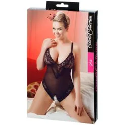Orion Cottelli Kruisloze Kanten Bodystocking Plus Size -Sexy lingerie Verkoop 17758 cottelli bundloes blonde bodystocking plus size 10 package q100
