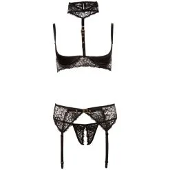 Orion Abierta Fina Halve Cup Kanten Beha-set -Sexy lingerie Verkoop 17792 abierta fina half cup blonde bh saet q100 03