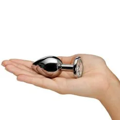 Sinful Jewel Metalen Buttplug Medium 10 Sinful Jewel Metalen Buttplug Medium -Sexy lingerie Verkoop 17952 sinful jewel butt plug i stal medium clear 05 hand q100 1 1