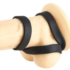 Sinful Premium Siliconen Cockringset 3 Stuks -Sexy lingerie Verkoop 18565 sinful premium silicone cock ring set q100 06