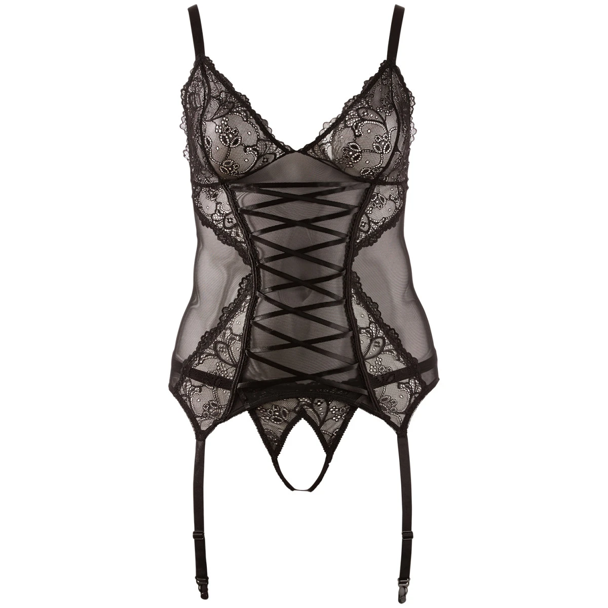 Orion Cottelli Kruisloze Corset Set Plus Size 4 Orion Cottelli Kruisloze Corset Set Plus Size - Afbeelding 2