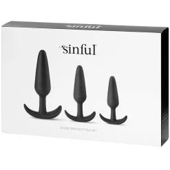 Sinful Sailor Triple Buttplug-set -Sexy lingerie Verkoop 19251 sinful sailor triple butt plug set q100 06