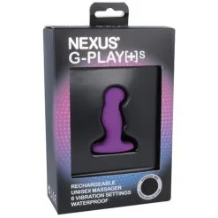 Libertybelle Marketing Limited Nexus G-Play Vibrerende Buttplug Small -Sexy lingerie Verkoop 19313 nexus g play opladelig anal vibrator small purple q100 03