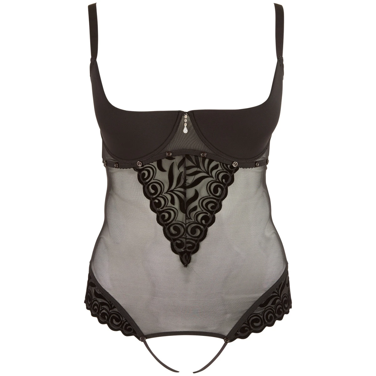 Orion Cottelli Bodystocking Met Halve Cup 6 Orion Cottelli Bodystocking Met Halve Cup - Afbeelding 4