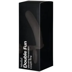 Sinful Double Pleasure Penetrator Met Vibrerende Penisring -Sexy lingerie Verkoop 19603 sinful double pleasure penetrator with vibrating cock ring 90 pack q100