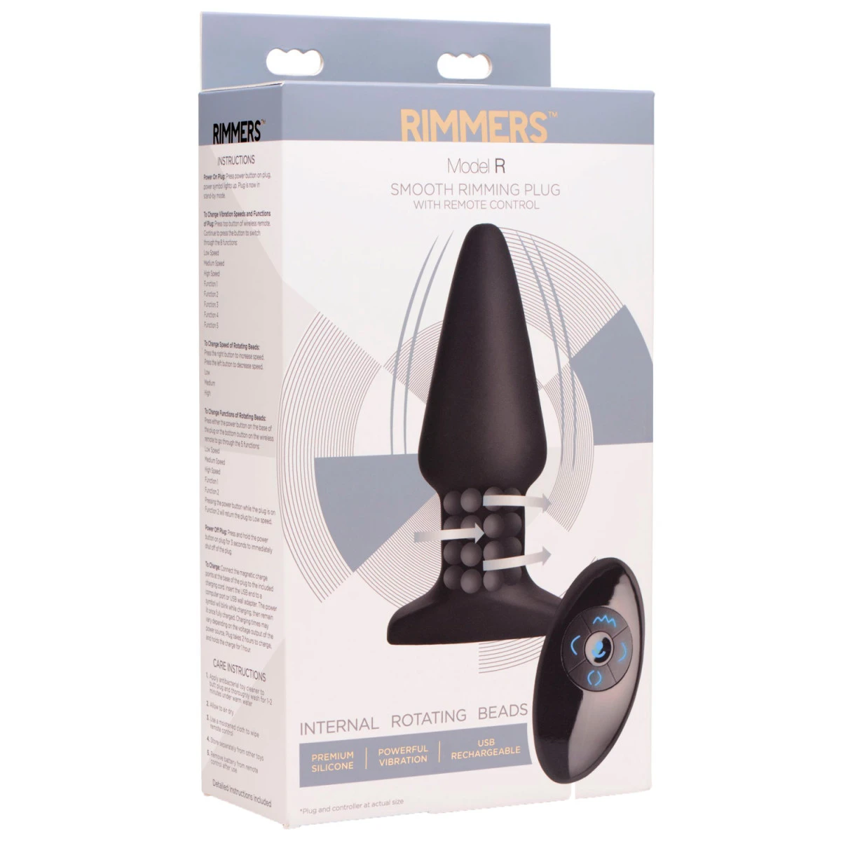 XR Brands Rimmers Smooth Rimming Vibrerende Buttplug Met Afstandsbediening 8 XR Brands Rimmers Smooth Rimming Vibrerende Buttplug Met Afstandsbediening - Afbeelding 6
