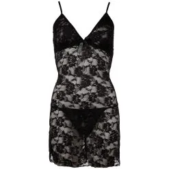 Orion Cottelli Flowers Lace Chemise Set -Sexy lingerie Verkoop 19814 cottelli blomster blonde chemise saet 01 q100 03