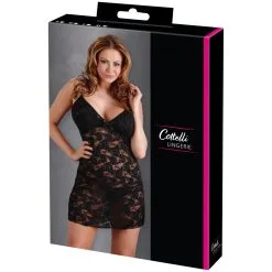 Orion Cottelli Flowers Lace Chemise Set -Sexy lingerie Verkoop 19814 cottelli blomster blonde chemise saet 90 pack q100