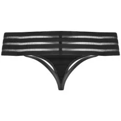 Waligora Noir Handmade Power Wetlook G-String -Sexy lingerie Verkoop 19895 noir handmade the strip g streng q100 04