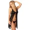 Sinful NORTIE Gro Black Kanten Babydoll Set -Sexy lingerie Verkoop 20264 nortie gro sort blonde babydoll saet 30 model q100