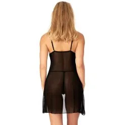 Sinful NORTIE Gro Black Kanten Babydoll Set -Sexy lingerie Verkoop 20264 nortie gro sort blonde babydoll saet 85 model q100