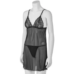 Sinful NORTIE Vigdis Kanten Babydol En G-string Set -Sexy lingerie Verkoop 20267 vigdis blonde babydoll og g streng s t 11