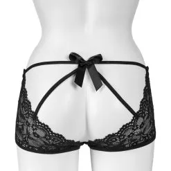 Sinful NORTIE Ingeborg Kruisloze Hipster Met Open Achterkant -Sexy lingerie Verkoop 20269 ingeborg bundl s hipster med cage back 03