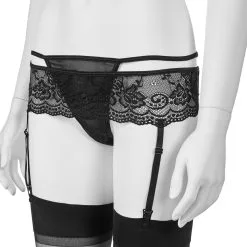 Sinful NORTIE Runa Kanten BH En Jattetelgordel Set -Sexy lingerie Verkoop 20274 runa blonde bh og str mpeholder s t 04