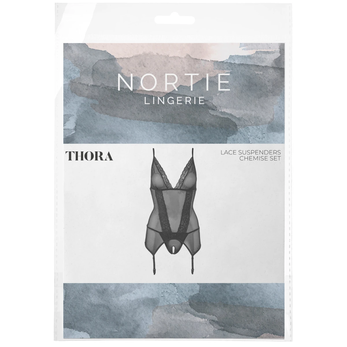 Sinful NORTIE Thora Kanten Bodystocking Met Jarretels Set 10 Sinful NORTIE Thora Kanten Bodystocking Met Jarretels Set - Afbeelding 8