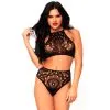 Leg Avenue Net Kanten Set -Sexy lingerie Verkoop 20536 leg avenue net blonde s t 01