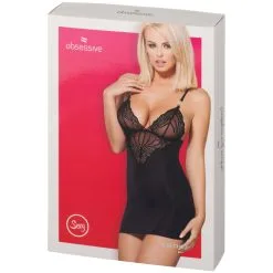 Amocarat Obsessive Chemise En String Set -Sexy lingerie Verkoop 20719 obsessive chemise og thong saet 90 pack q100