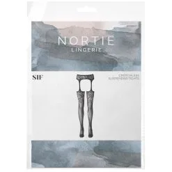 Sinful NORTIE Sif Kruisloze Kanten Panty -Sexy lingerie Verkoop 21306 nortie sif crotchless lace tights 90 pack q100