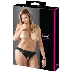 Orion Cottelli Zwarte Kruisloos Slipje Met Kant Plus Size 7 Orion Cottelli Zwarte Kruisloos Slipje Met Kant Plus Size -Sexy lingerie Verkoop 21336 cottelli bundlos trusse med blonde plus size sort q100 03
