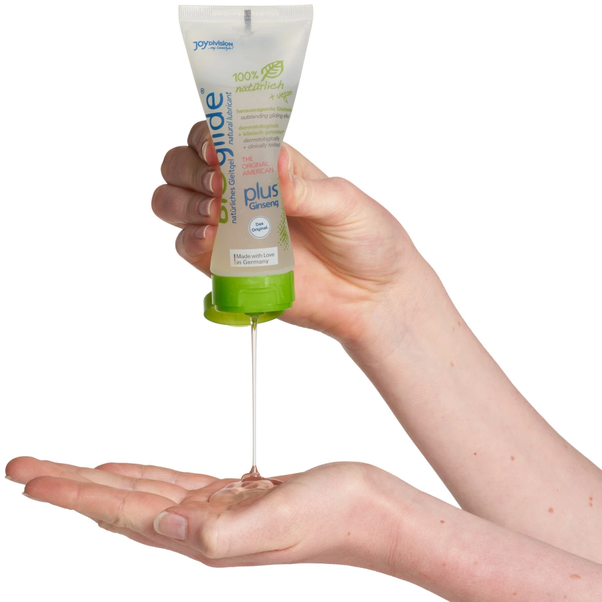 Joydivision American BIOglide Plus Glijmiddel Op Waterbasis 100 Ml 5 Joydivision American BIOglide Plus Glijmiddel Op Waterbasis 100 Ml - Afbeelding 3