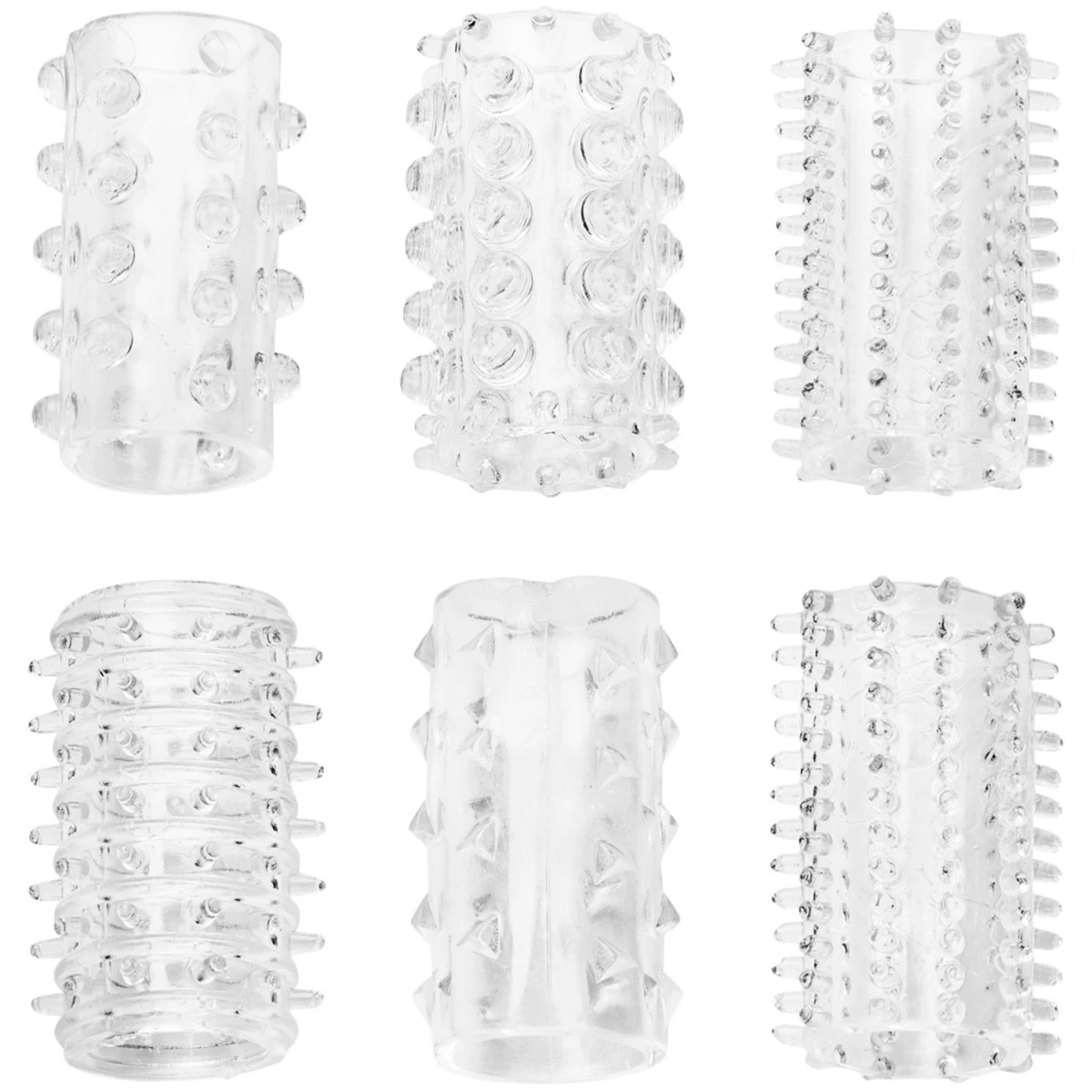 Sinful Baseks Stretchy Penis Sleeve Set 3 Sinful Baseks Stretchy Penis Sleeve Set