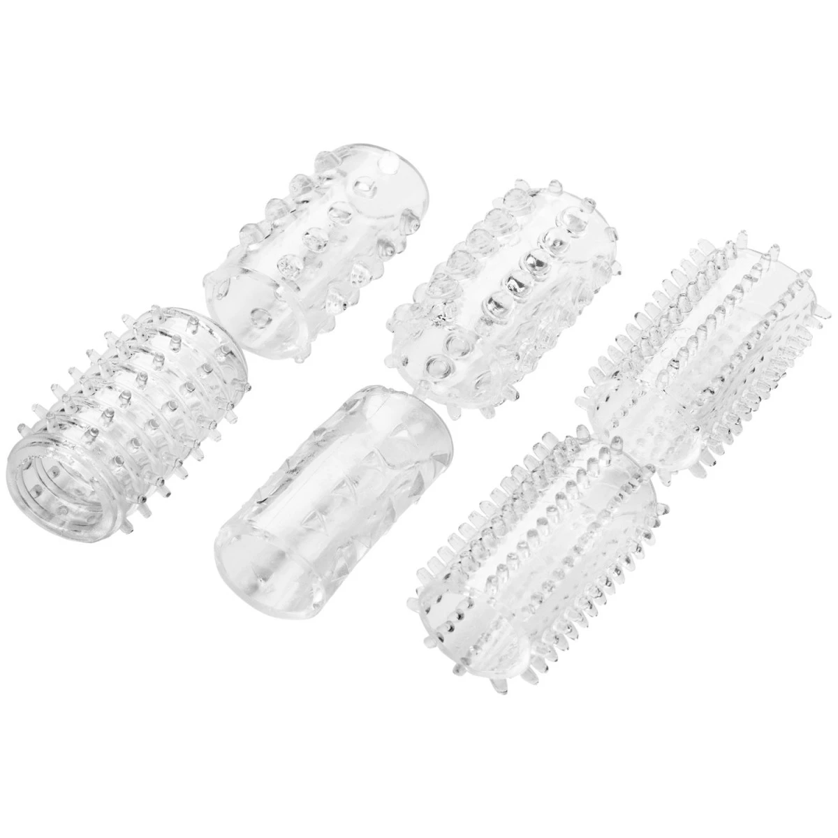 Sinful Baseks Stretchy Penis Sleeve Set 5 Sinful Baseks Stretchy Penis Sleeve Set - Afbeelding 3