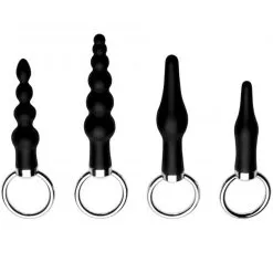 XR Brands Master Series Ringed Rimmers Buttplug Set