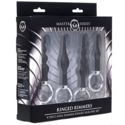 XR Brands Master Series Ringed Rimmers Buttplug Set -Sexy lingerie Verkoop 21672 master series ringed rimmers anal plug s t q100 03