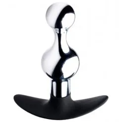 XR Brands Master Series Dark Drop Metalen Buttplug