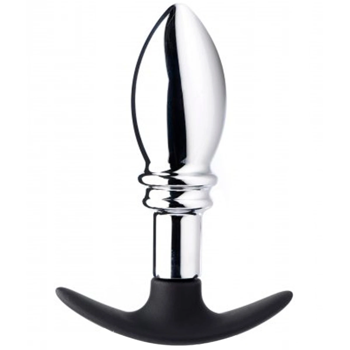 XR Brands Master Series Dark Stopper Metalen Buttplug 3 XR Brands Master Series Dark Stopper Metalen Buttplug