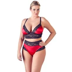 Orion Cottelli Beha Set Rood Plus Size