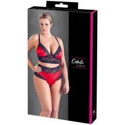 Orion Cottelli Beha Set Rood Plus Size -Sexy lingerie Verkoop 21827 cottelli bh saet rod plus size 90 pack q100